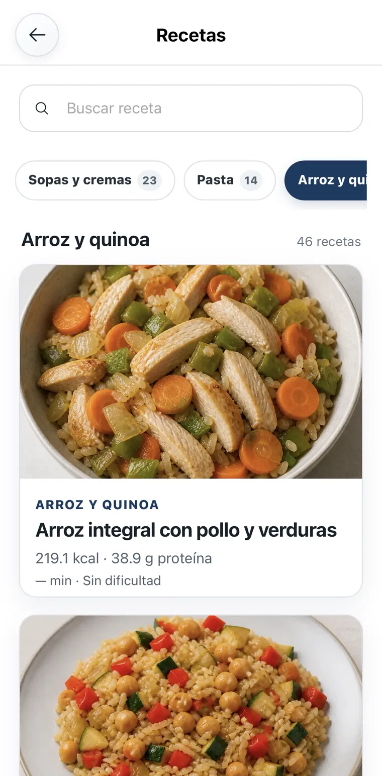 Recetas de arroz y quinoa
